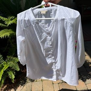 Exofficio White Blouse